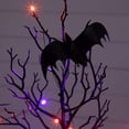 thumbnail image 5 of Nearly Natural Pre-Lit Bats Artificial Halloween Twig Potted Tree with Bats - 2' - Orange and Purple, 5 of 9
