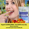 thumbnail image 6 of Elderberry Gummies with Zinc and Vitamin C and Elderflowers Powder - Sambucus Nigra Immune Support for Adults and Kids, 6 of 6