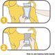 thumbnail image 4 of Paquete de 3 pañales lavables para perros machos, envolturas reutilizables para perros machos, bandas para el vientre altamente absorbentes, envoltura para orinar para perrito niño, café + negro +, 4 of 6