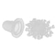 thumbnail image 4 of Tazas de tinta desechables para tatuaje, tapas de pigmento de Microblading de silicona para maquillaje permanente, 100 Uds., 4 of 12