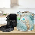 thumbnail image 4 of Xoenoiee Marble Pattern Kitchen Appliance Dust Cover with Pockets, Electric Pressure Cooker Cover Compatible with Crock Pot, Rice Cooker Cover Air Fryer Cover, 8 qt, 4 of 6