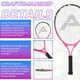 thumbnail image 5 of Raqueta de Tenis AMA SPORT rosa graffiti con Correa de Hombro para Niños, 5 of 6
