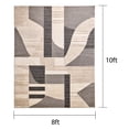thumbnail image 6 of Better Homes & Gardens Gray Modern Shapes Abstract Indoor Area Rug, 8'x10', 6 of 6