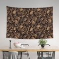 thumbnail image 4 of Xecao Brown Camouflage Skull Print Tapestry, Wall Hanging Room Funny Decor, Backdrop Room Decor for Bedroom Living Room dormitory, 4 of 8