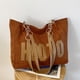 thumbnail image 4 of Bolso de lona para estudiantes universitarios, bolso grande para mujer, bolso de mano de gran capacidad para viajes diarios en otoño, 4 of 6