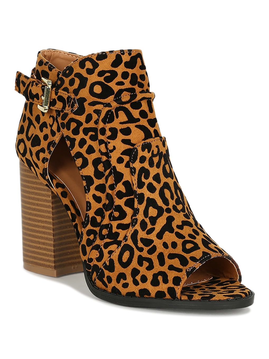bootie chunky heel