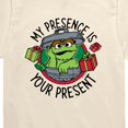 thumbnail image 2 of Sesame Street - Oscar My Presense is Your Present Toddler Short Sleeve Graphic T-Shirt, 2 of 4
