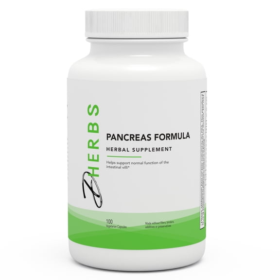 Dherbs Pancreas Formula, 100-Count Bottle
