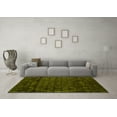 thumbnail image 3 of Ahgly Company Machine Washable Indoor Rectangle Abstract Yellow Modern Area Rugs, 2' x 3', 3 of 4