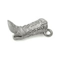 thumbnail image 2 of 304 Stainless Steel Pendants Cowboy Boots Charms Stainless Steel color 19x16x6mm Hole: 2mm, 2 of 3