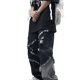 thumbnail image 2 of Pantalones de mezclilla para hombre Pantalones de mezclilla desgastados con degradado ajustado con agujeros rotos para citas masculinas Negro Gris XL, 2 of 8