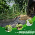thumbnail image 6 of Corrugated Metal Garden Edging 6" x 20Ft, Landscape Edging Border for Lawn, Flower Bed, Garden Fence, Paver Edging (Silver), 6 of 7