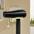 thumbnail image 1 of Hair Dryer Holder Rack, Wall Mount or Counter Storage, Compact Foldable Design, Non-Slip Air Duct Organizer for Bathroom, Bedroom, Salon and Travel Use, 1 of 6