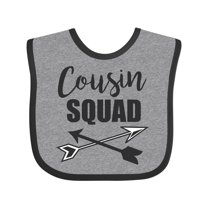Inktastic Cousin Squad with Arrows Boys or Girls Baby Bib