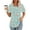 Multicolor#12, variant on Viikei Women's Short Sleeve Summer Tops,Fashionable Women's Casual Short Sleeved Loose Round Neck Printed Top Blue S