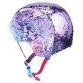 thumbnail image 6 of LittleMissMatched Magic Sequin Multi-Sport Teen Female Helmet , Purple, 6 of 9