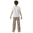 thumbnail image 3 of Leopard Spots Boys Pajama Pants Soft and Lightweight Elastic Waistband Children's Pajama Pants, 3 of 8