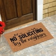 thumbnail image 5 of Area Rugs,No Soliciting Doormat Welcome Doormat Carpet Doormat No Soliciting We Have Found Please Go Doormat, 5 of 7