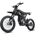 thumbnail image 1 of 2400W Ridingtimes GT73 Electric Motorbike 18.2AH*2 Electric BIKE UL2849 with 25" tires digital screen Carbon Steel,BLACK, 1 of 8