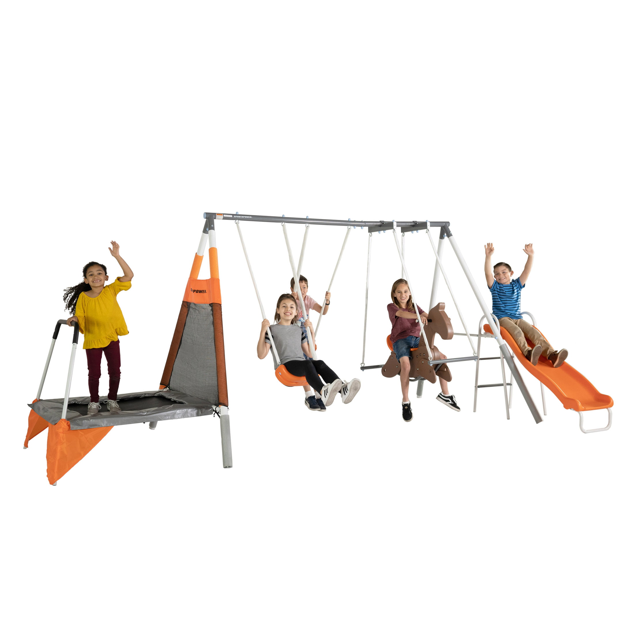 Details about   12" Swing Set Swings with Platforms and Disc Playground Accessories Yellow US 