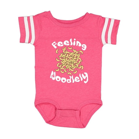 

Inktastic Feeling Noodlely White Text Gift Baby Boy or Baby Girl Bodysuit