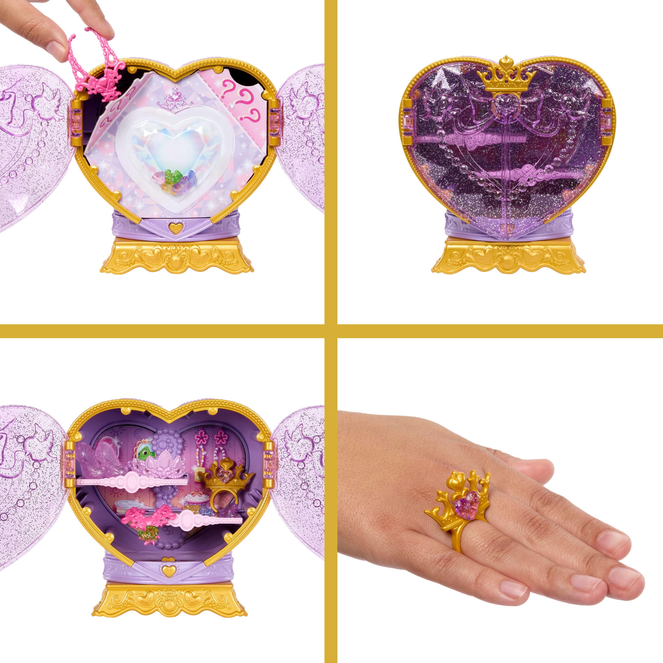Disney Princess Jewel Reveal Rapunzel Fashion Doll w/ 8 Surprises