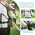 thumbnail image 3 of Pet Front Dog Carrier Backpacks, Adjustable Dog Backpack Carrier, Legs Out Easy-fit Dog Chest Carrier for Medium Small Dogs, 3 of 7
