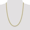 thumbnail image 5 of 14K Yellow Gold 3.7mm Solid Polished Light Flat Cuban Chain 24 Inch, 5 of 6