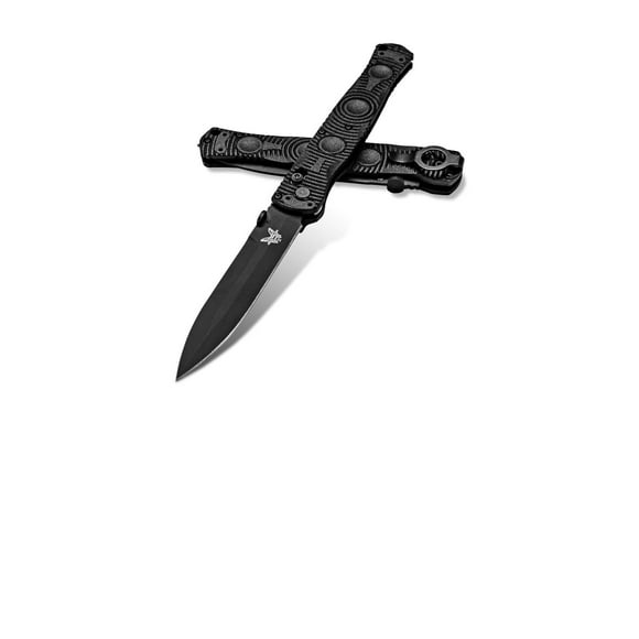 Benchmade SOCP Tactical Folder AXIS Lock Knife CF-Elite (4.47&quot; Black) 391BK