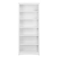 thumbnail image 1 of Prepac Home Office 6-Shelf Standard Bookcase, White, 1 of 8
