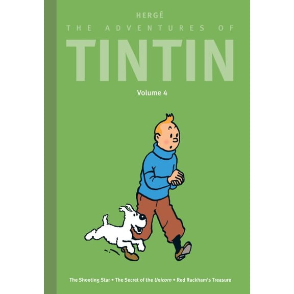 Pre-Owned The Adventures of Tintin: Volume 4: The Shooting Star / The Secret of the Unicorn / Red Rackhams Treasure