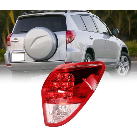 LABLT Rear Brake Tail Light Assembly Replacement for Toyota RAV4 2006-2008 Passenger Side 1500 Brake Tail Lamp 8155142100, TO2819127
