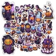 thumbnail image 3 of 35pcs-50pcs Halloween Stickers Stationery Stickers Ghost Decals Funny Stickers for Suitcase Fridge Laptop, 3 of 9