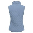 thumbnail image 4 of MixMatchy Women's Lightweight Stand Collar Zip Up Quilted Padding Pocket Vest, 4 of 4