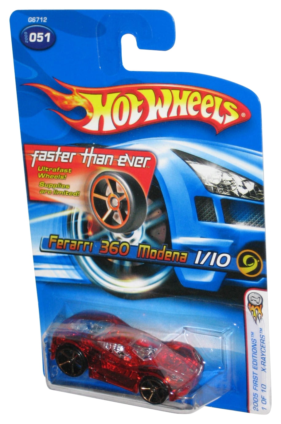 Hot Wheels 2007 New Models 23/36 Red Ferrari 250 LM Toy Car 023