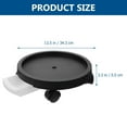 thumbnail image 2 of OATIPHO Rolling Plant Stand with 360 Degree Casters Black Plastic Plant Pot Tray, 2 of 7