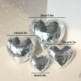 thumbnail image 2 of Glowing Mirror Disco Ball,Heart Shape Disco Balls,Cool Reflective Lighted Mirror Balls for DJ Club Party,Disco Dancing Party Decoration, Home Decor Heart Night Light for Bedroom,Livingroom, 2 of 8