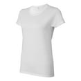 thumbnail image 2 of Heavy Cotton Womenâ€™s T-Shirt, M, White, 2 of 3