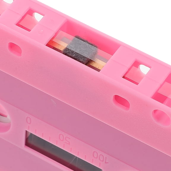 Hemobllo 2Pcs Cassette Tape Blank Pink Plastic Retro Style for Music Party Decorations