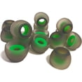 thumbnail image 1 of Silicone Ear Tips 7 Pairs Silicone Ear Cushion In-Ear Replacement Ear Tips, 4.5mm（Green）, 1 of 3