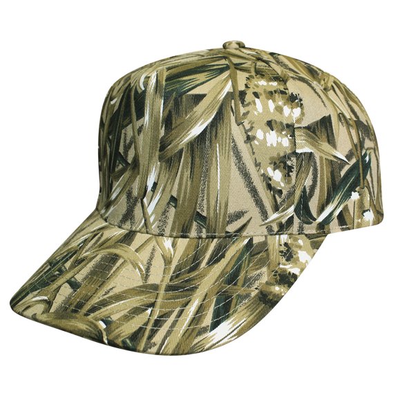 ImpecGear Cotton Twill Unisex Adult Trucker Hat - Green Leaves