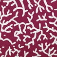 thumbnail image 2 of Simply Daisy 16-inch Square Seaweed Polyester Indoor Pillow, Maroon Red Qty 1, 2 of 4