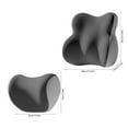 thumbnail image 3 of Aodebiao Ergonomic Car Seat Cushion Set - Lumbar Support & Neck Pillow for Driving Comfort - Breathable Flock Cover with Memory Foam, 3 of 6