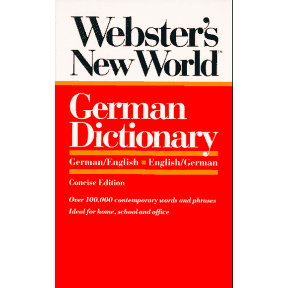 Webster's New World German Dictionary (Concise Edition)