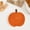 B, variant on TanSiDing 1pcs Handmade Crochet Pumpkin Cup Coaster Fall Harvest Thanksgiving Halloween Party Table Decor Heat-Resistant Non-Slip Beverage Mat