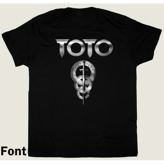 TOTO Band Basic Logo Short Sleeve Gift For Fan Black All Size Shirt AG854
