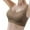 Coffee, variant on Women's Thin Seamless Vest Soft Support Large Chest Small Half Fixed Cup Breathable Bra Comfort Lift Bras for Women 36ddd Sports Bras for Women Women Bras Push up plus Size Bras for Women Push up Bra