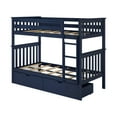 thumbnail image 4 of Max & Lily Solid Wood Twin over Twin Bunk Bed for Kids with Underbed Storage Drawers, 4 of 13