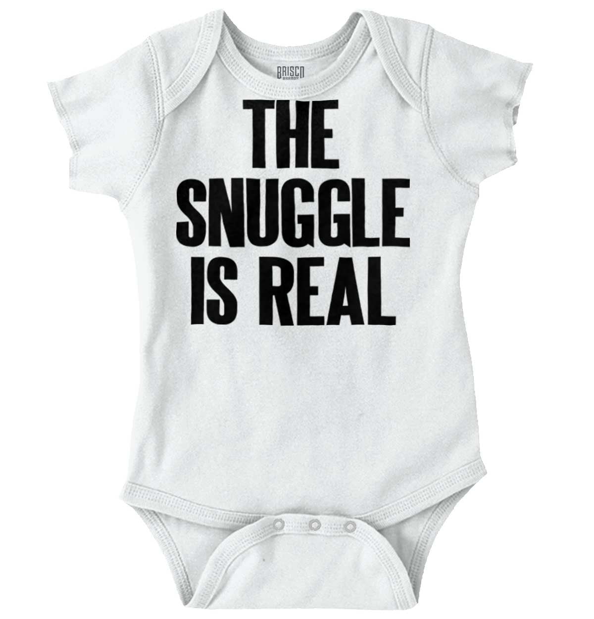 THE SNUGGLE IS REAL boy love Baby grow BABY VEST / Bodysuit funny cuddle cute 