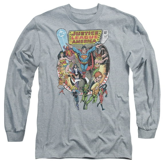 Jla - Team Up - Long Sleeve Shirt - X-Large